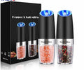 Hot Selling Gravity Electric Salt And Pepper Grinders Set
