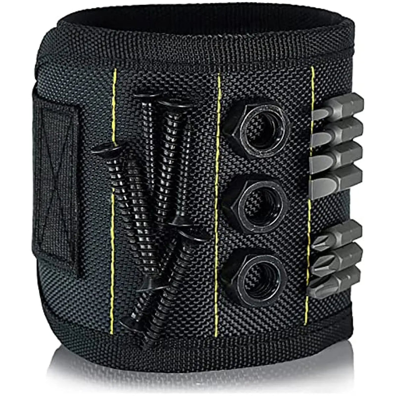 Magnetic Wristband for Holding Screws,Nails，Drilling Bits,Wrist Tool Holder Belts with Strong Magnets,Cool Gadgets for Men, wome