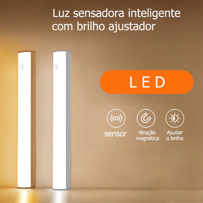 LED Inteligente Para Quartos e Salas Com Luz de indução Sem Fio De 50CM - Induction Long®